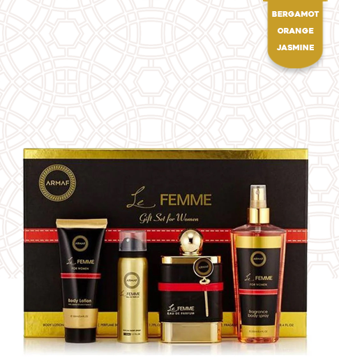 ARMAF Lee Femme Femme-EDP3.4OZ/100ML 4PC GiftSet