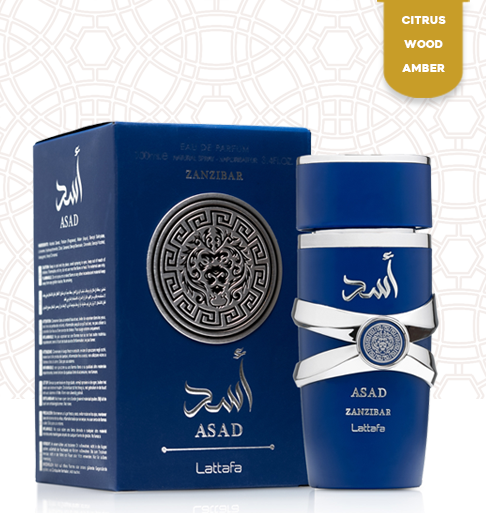 LATTAFA Asad Zanzibar Homme-EDP 3.4OZ/100ML