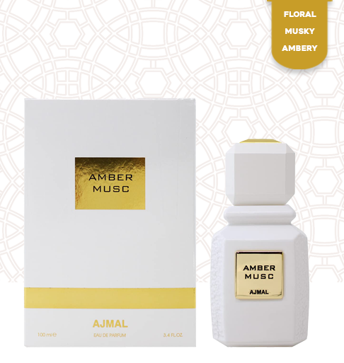 AJMAL Amber Musc Unisex-EDP 3.4OZ/100ML