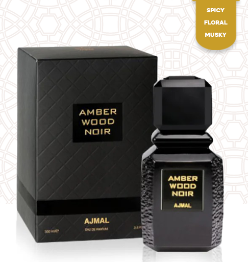 AJMAL Amber Wood Noir-Unisex EDP 3.4OZ/100ML