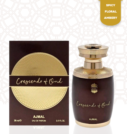 AJMAL Crescendo Of Oudh Unisex-EDP 2.53OZ/75ML