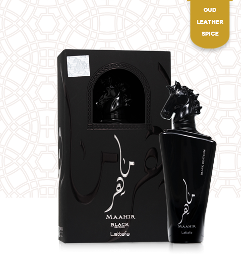 LATTAFA Maahir Black Edition Unisex-EDP 3.4OZ/100ML